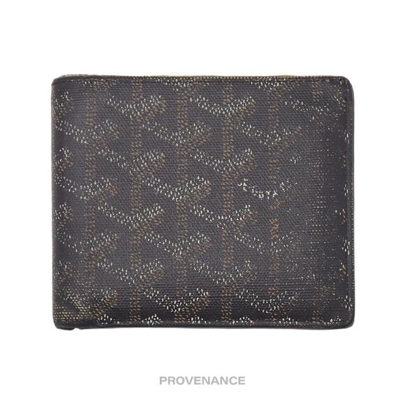 🔴 Goyard Florentin Bifold Wallet - Black Goyardine - Picture 1 of 9